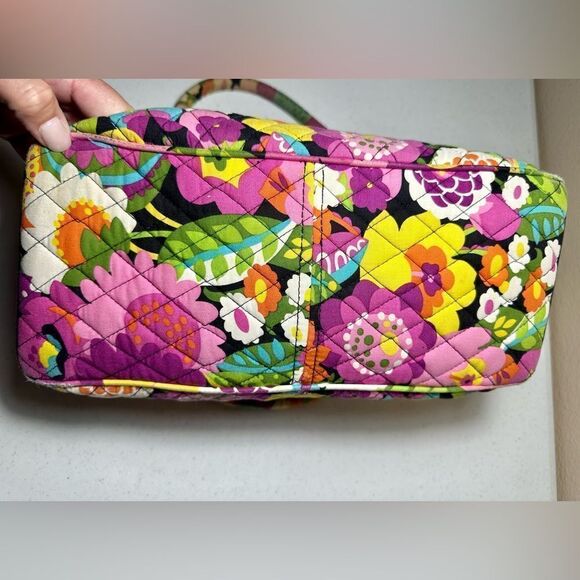 RETIRED 2012 VINTAGE Vera Bradley VaVa Voom Handbag Shoulder Bag Floral Quilted - Picture 5 of 16